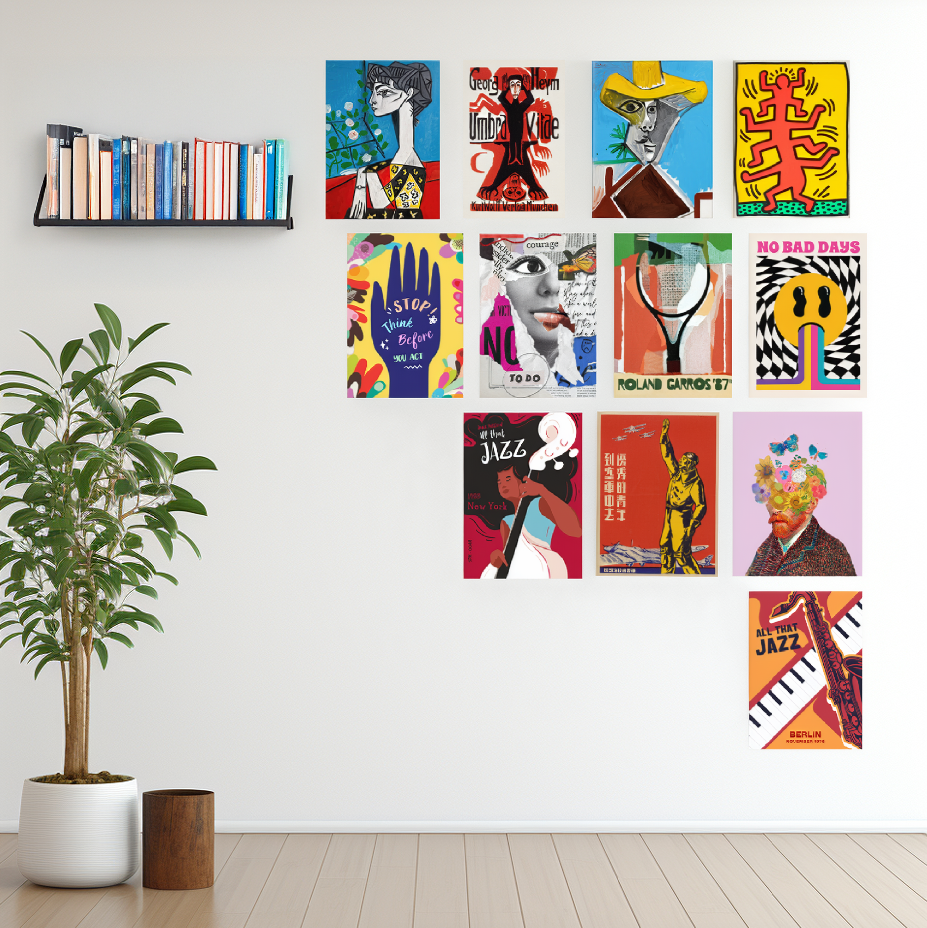 Trending Art Posters (Set of 12)