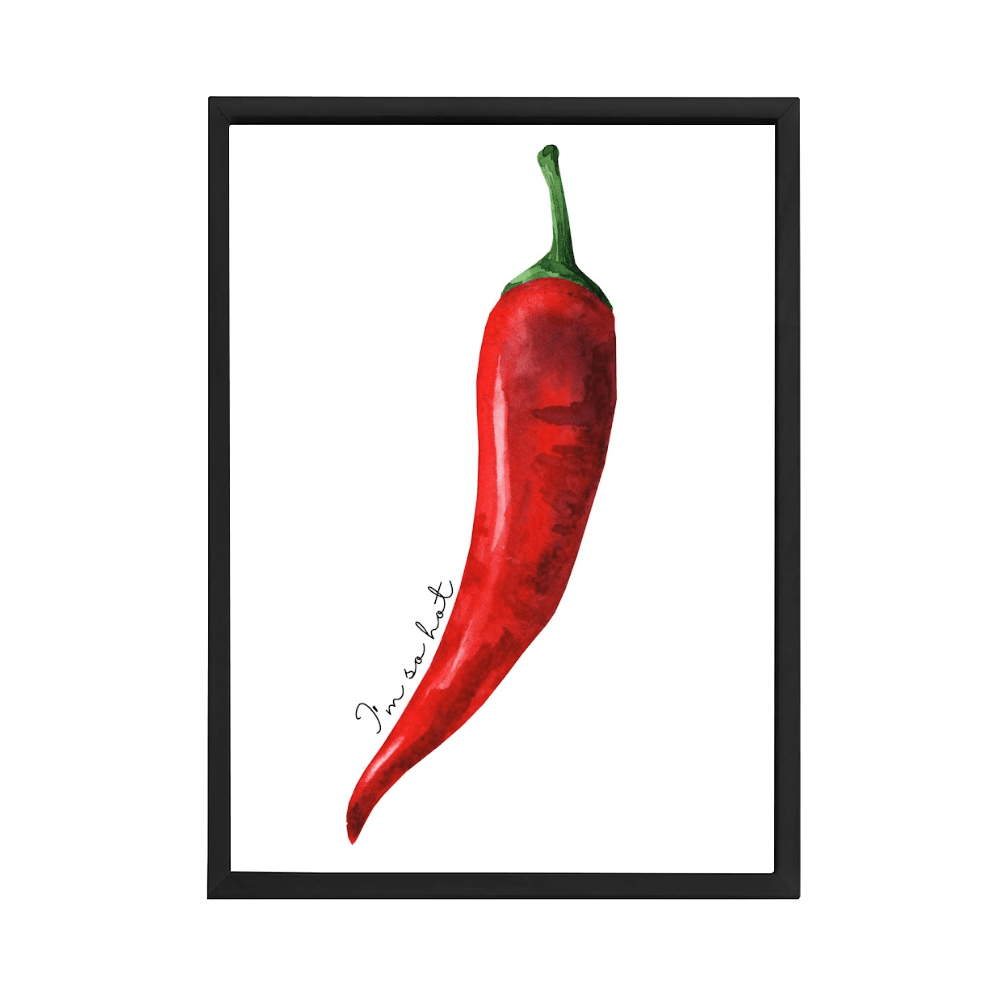 Chilly Kitchen Wall Poster - MoodLoop