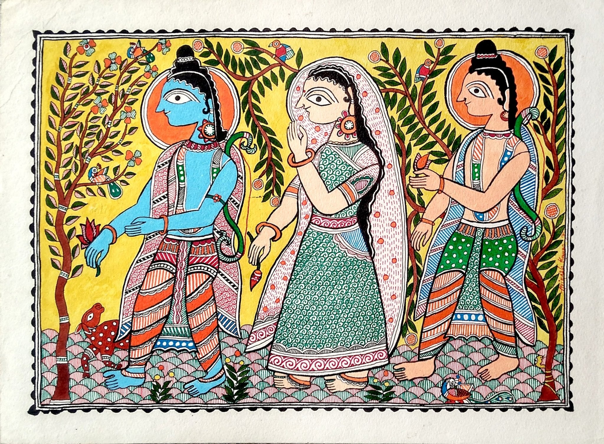 Madhubani painting - MoodLoop